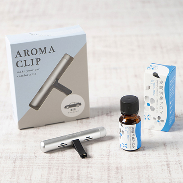 〈生活の木〉アロマクリップ車用&ブレンド精油