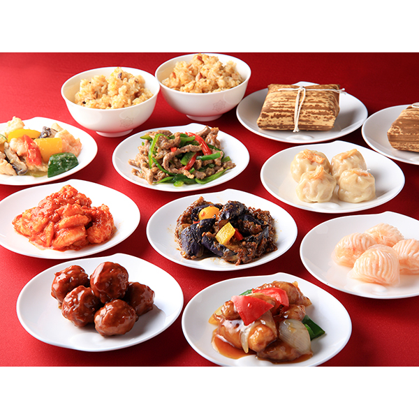 ◇〈桃谷樓〉ぜいたくアラカルト・チャーハン・点心セット