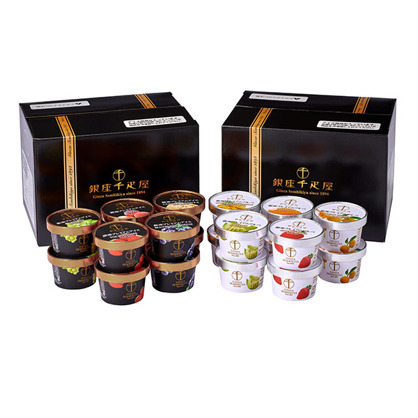 ○東京〈銀座千疋屋〉銀座プレミアムアイス&ソルベ