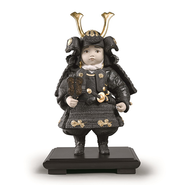 〈リヤドロ〉若武者(Gold)【五月人形】【送料無料】