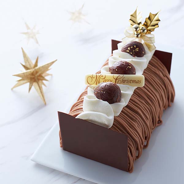 〈モロゾフ〉ブッシュドモンブラン　MO-2181【近鉄百貨店限定クリスマスケーキ2021】