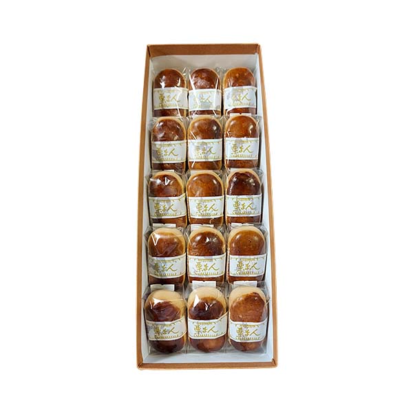 ○奈良店取扱い商品〈本家菊屋〉栗饅頭 15個入