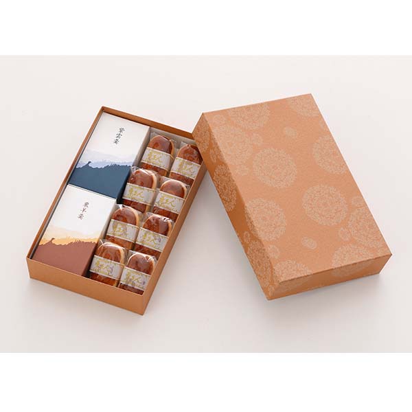 ○奈良店取扱い商品〈本家菊屋〉詰合 (粒餡羊羹/栗羊羹/栗饅頭8個)