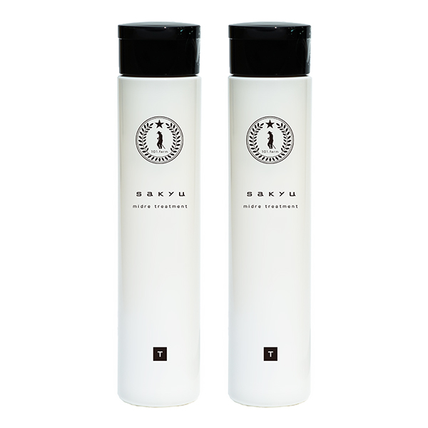 〈101.ファーム〉sakyu ミドレトリートメント 2本セット
