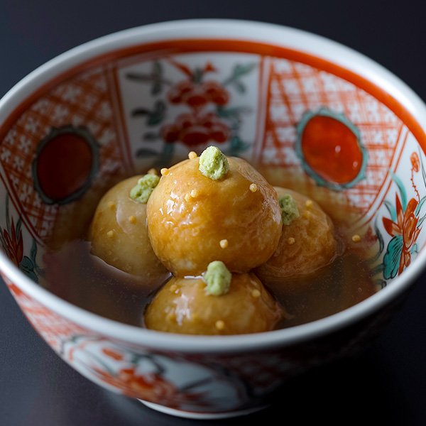 ◇〈下鴨茶寮〉料亭の鴨まんじゅう