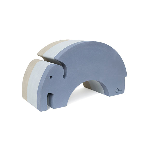 〈ボーネルンド〉ボブルス ゾウ(ブルーグレー)