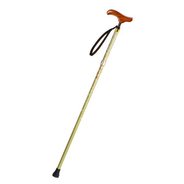 〈シナノ〉高さ調節付一本杖 花ろまん