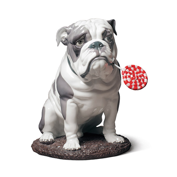 〈リヤドロ〉ブルドッグとロリポップ