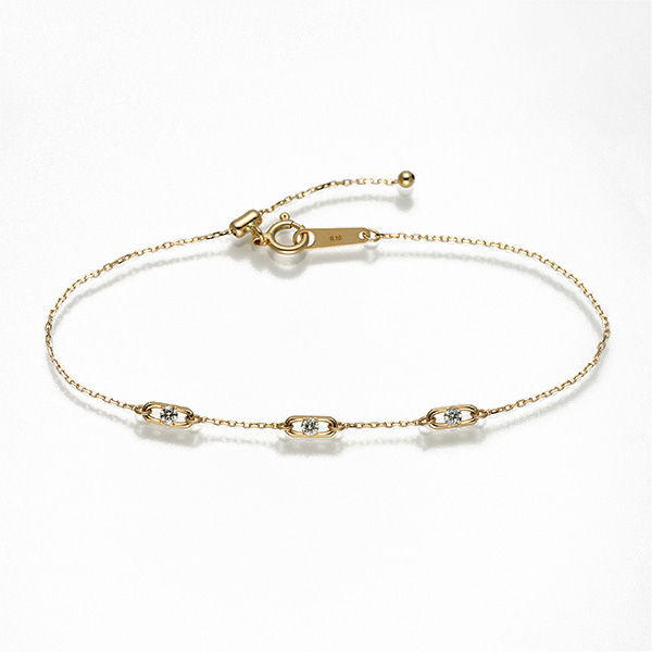 〈芝翫香〉K18ダイヤモンドブレスレット