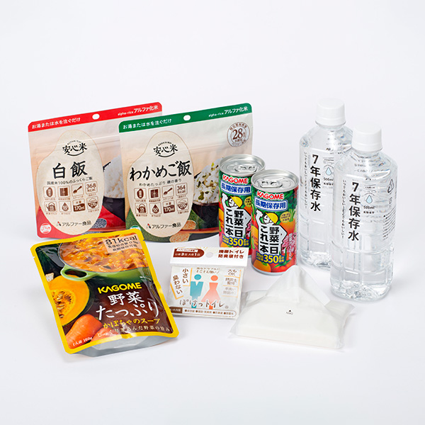 ◇防災備蓄品セット1日分×4セット
