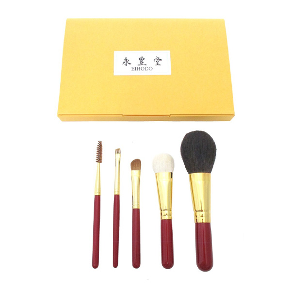 〈永豊堂〉広島熊野筆 R/Gシリーズ 5本セット『福袋』No.3