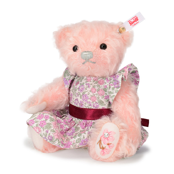 〈シュタイフ〉Steiff made with Liberty fabric(Purple)