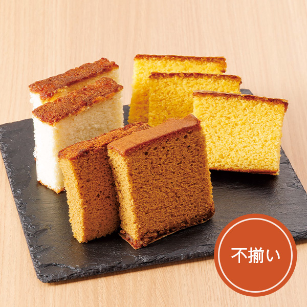 51.◇和三盆糖 長崎かすてら形おとし6パック(五三焼・珈琲・白)