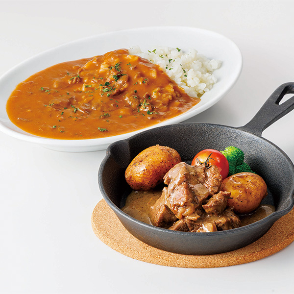 167.◇南華園 牛肉ステーキとビーフストロガノフ