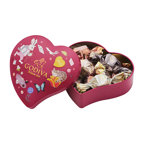 007�qGODIVA / �S�f�B�o�r�A���X�̃e�B�[�p�[�e�B G �L���[�u �A�\�[�g�����g �n�[�g�� 10����