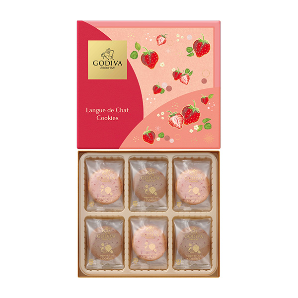 019〈GODIVA / ゴディバ〉あまおう苺ラングドシャクッキー アソート