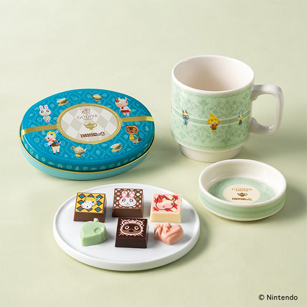 022�qGODIVA / �S�f�B�o�r�S�f�B�o meets �ǂ��Ԃ̐X �A�\�[�g�����g/Blue 6���� �t�^�t���e�B�[�}�O�J�b�v�Z�b�g