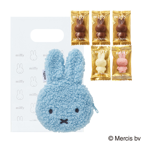 266〈ディック・ブルーナ by モロゾフ〉ミッフィーフェイスポーチ