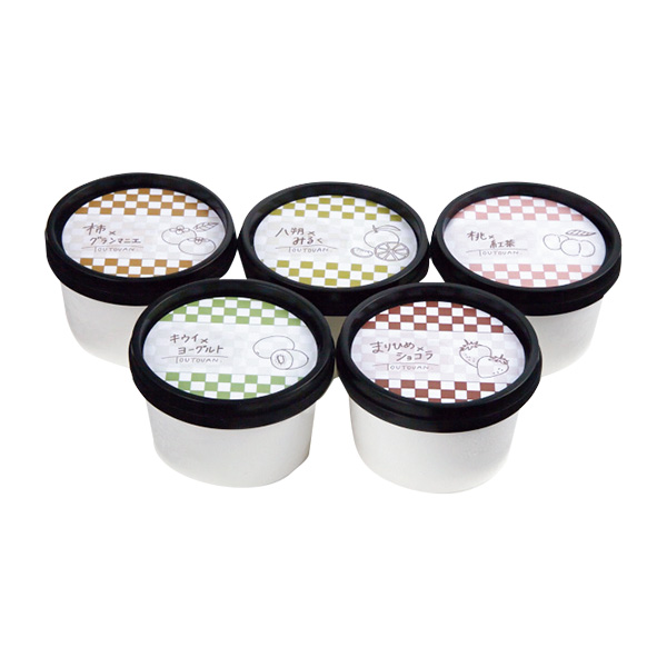 ○藤桃庵の贅沢フルーツジェラートwith和歌山大学観光学部 5個入り