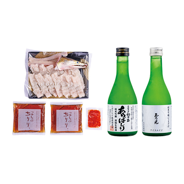◇ひょうたんや 鱧ちりりと凍眠凍結酒2本セット