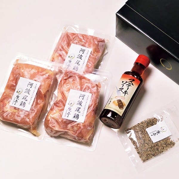 ◇けい樂亭 阿波尾鶏ステーキセット(3人前)