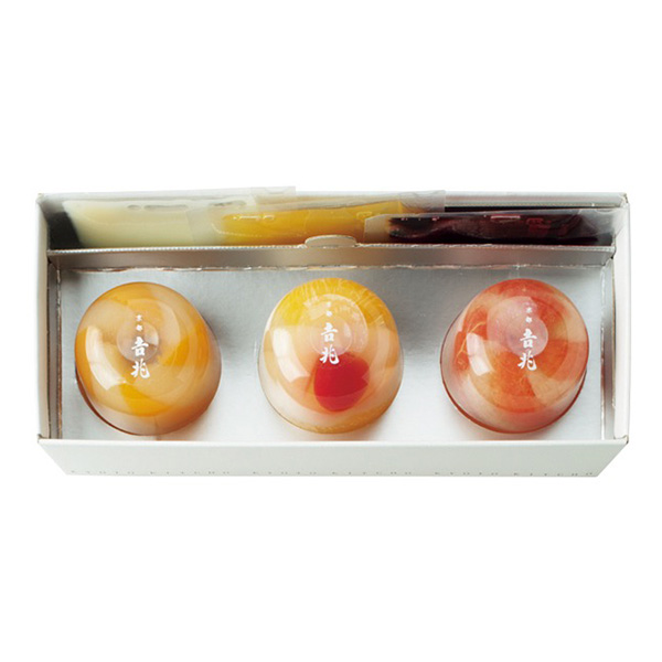 京都吉兆 フルーツゼリー寄せ(3個入)