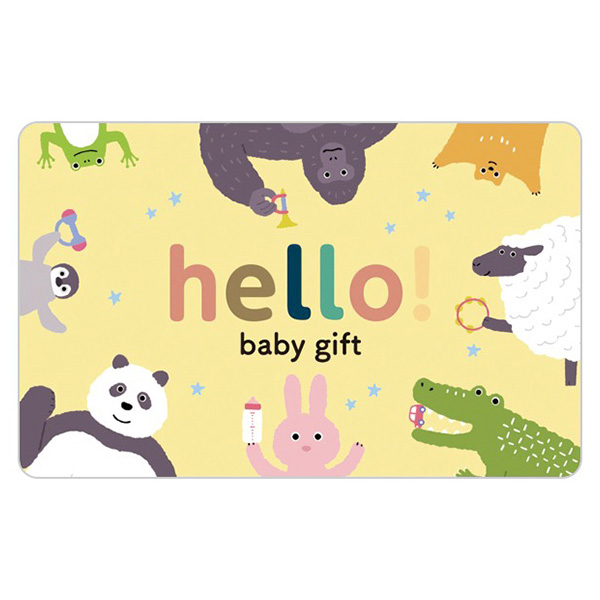 hello! baby gift �ς�(�J�[�h�^�C�v)