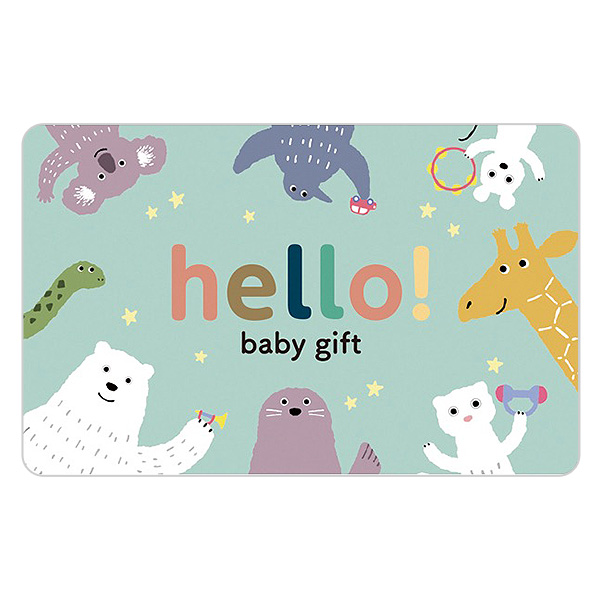hello! baby gift ���� �J�[�h�^�C�v