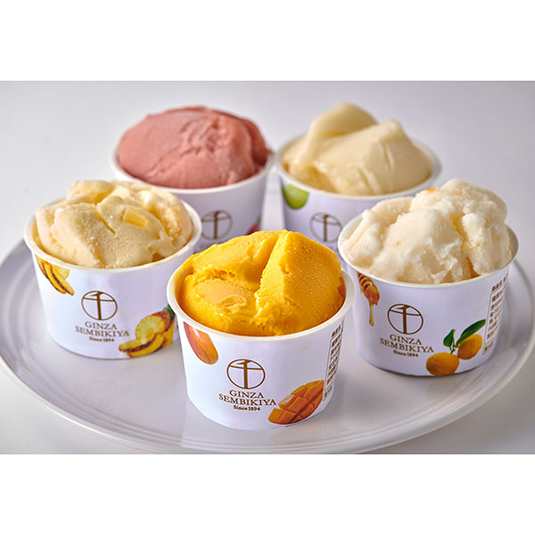 ○東京〈銀座千疋屋〉銀座プレミアムソルベ