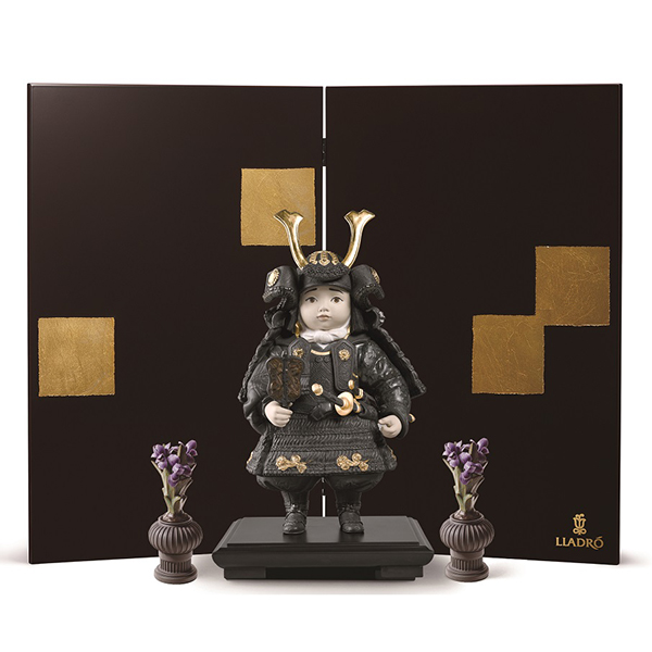 〈リヤドロ〉若武者(Gold)【五月人形】【送料無料】