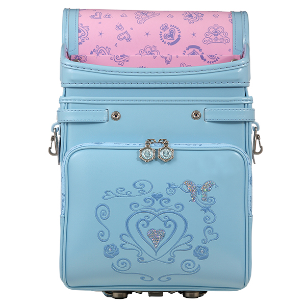 〈2026 近鉄のランドセル〉姫娘 超プレミアムエレガント スパンコール フレスコブルー 【会員限定 送料無料】