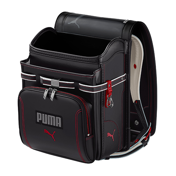 〈2026 近鉄のランドセル〉プーマ プレミアムエディション ブラック×カーマインレッド 【会員限定 送料無料】