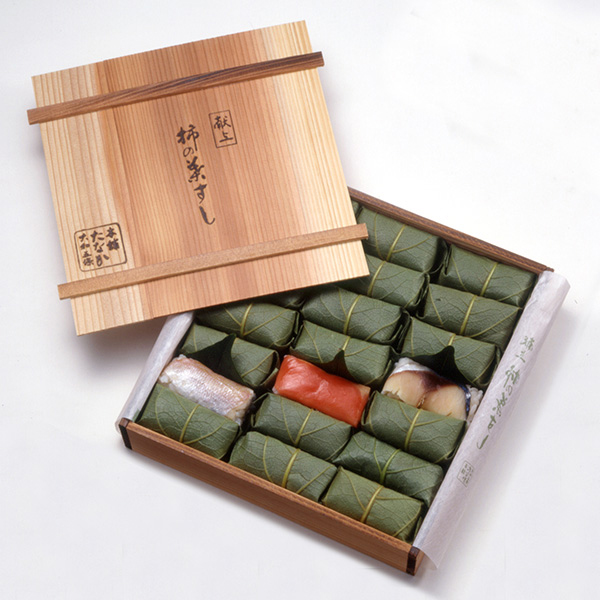 ●奈良店取扱い商品〈柿の葉すし本舗たなか〉柿の葉すし三種詰合せ 21個入