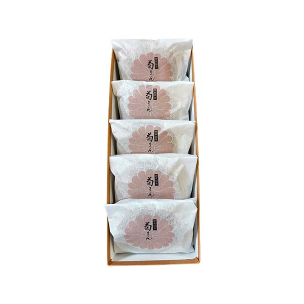 ○奈良店取扱い商品〈本家菊屋〉菊まん(三笠焼) 5個入