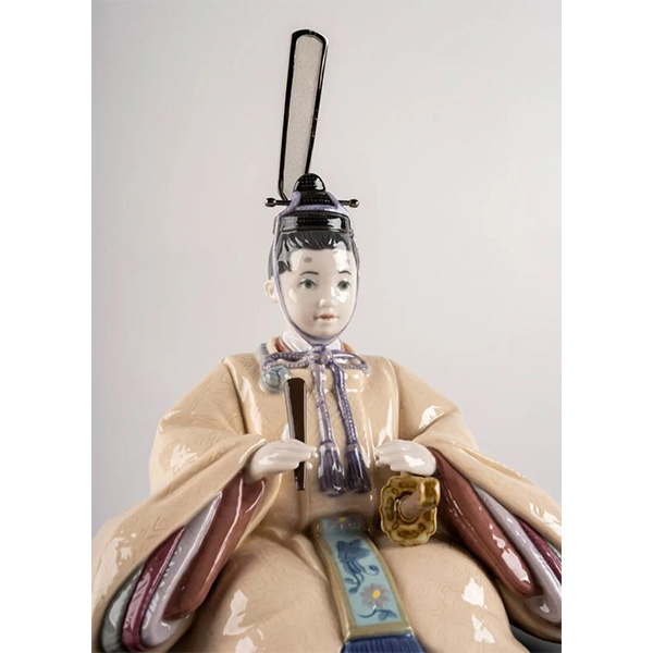 〈リヤドロ〉雛人形(Beige & Pink)【ひな人形】【送料無料】