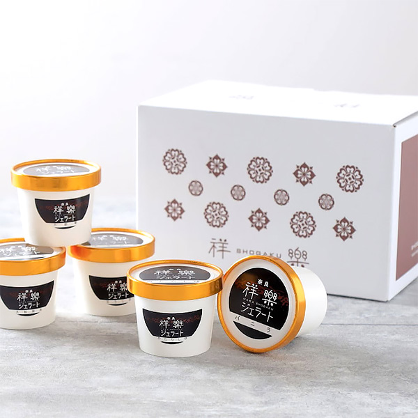 ○奈良店取扱い商品〈奈良祥樂〉ジェラート8個詰合せ