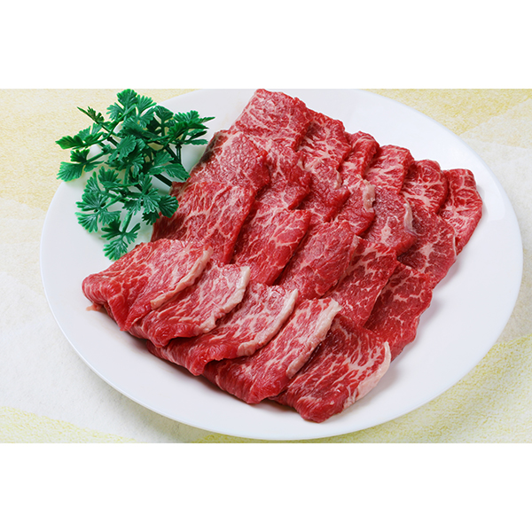 ◇〈焼肉の名門 天壇〉近江牛赤身モモ肉 焼肉用 タレ付*