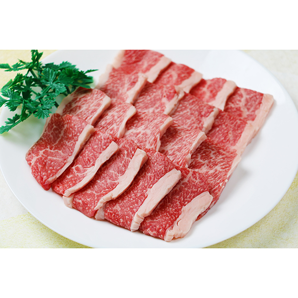 ◇〈焼肉の名門 天壇〉黒毛和牛バラ(カルビ) 焼肉用 タレ付*