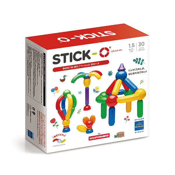 〈ボーネルンド〉スティック・オー ベーシック 30ピース