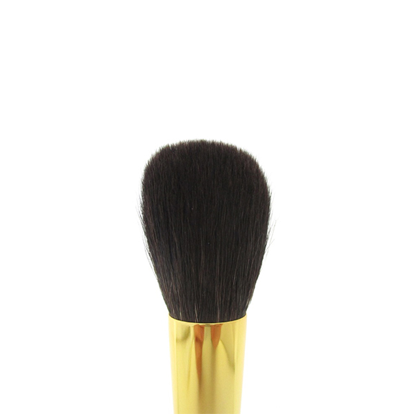 〈永豊堂〉Gシリーズ 広島県熊野の化粧筆 丸型チークブラシ 毛質:灰リス/粗光峰(ヤギ) GC-2