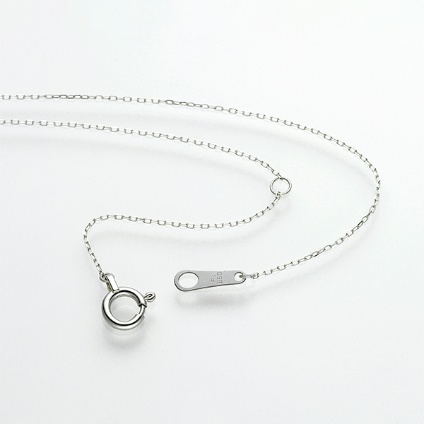 〈芝翫香〉Ptダイヤ入デマントイドガーネットペンダント