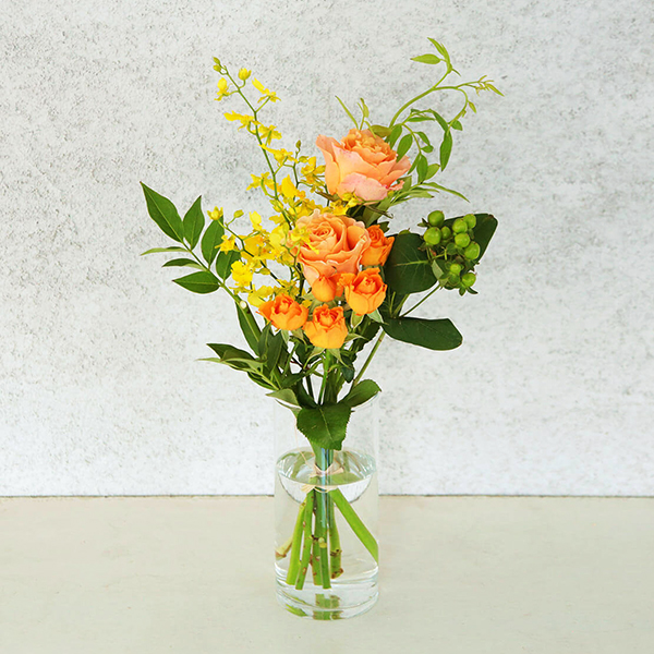 【定期購入】●〈ハンナ〉季節のお花のサブスク M