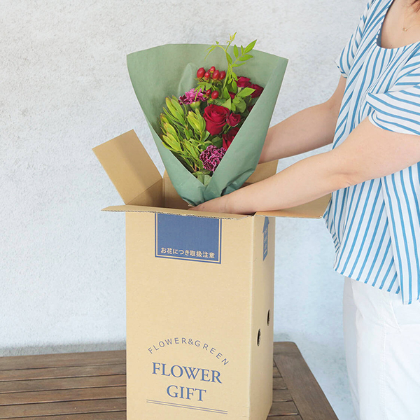 【定期購入】●〈ハンナ〉季節のお花のサブスク M