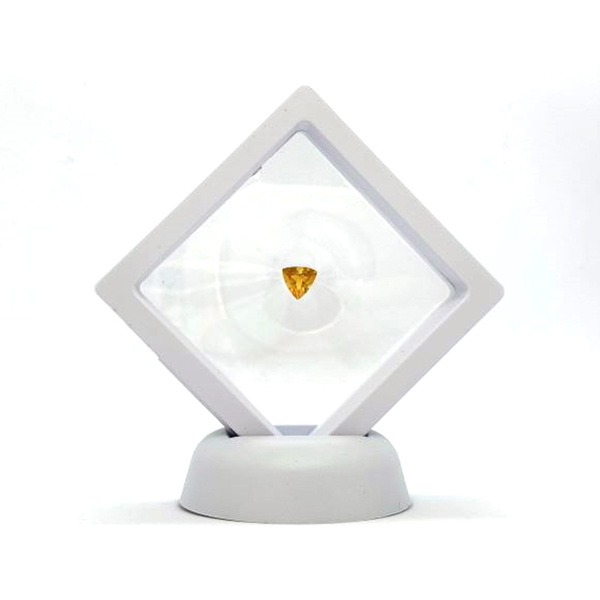 〈芝翫香〉シトリンルース【鑑別書・ルース収納ケ−ス付】