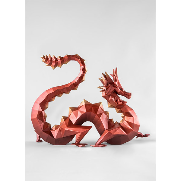 〈リヤドロ〉Origamiドラゴン(Red)70周年記念モデル