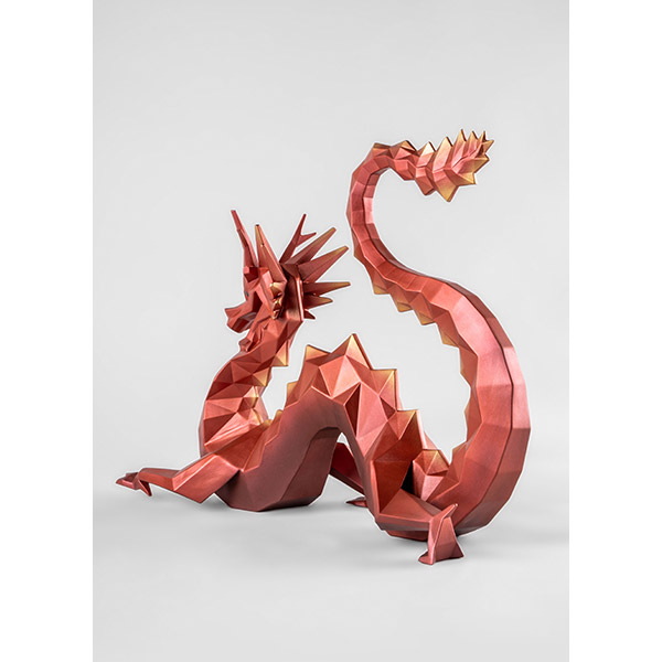 〈リヤドロ〉Origamiドラゴン(Red)70周年記念モデル