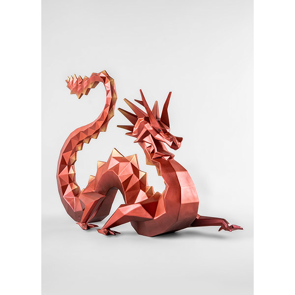 〈リヤドロ〉Origamiドラゴン(Red)70周年記念モデル