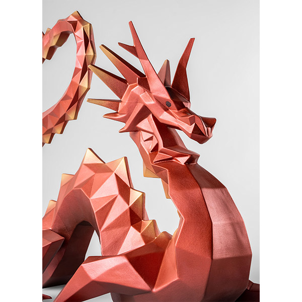 〈リヤドロ〉Origamiドラゴン(Red)70周年記念モデル