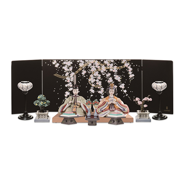 〈リヤドロ〉雛人形(若草)【ひな人形】【送料無料】