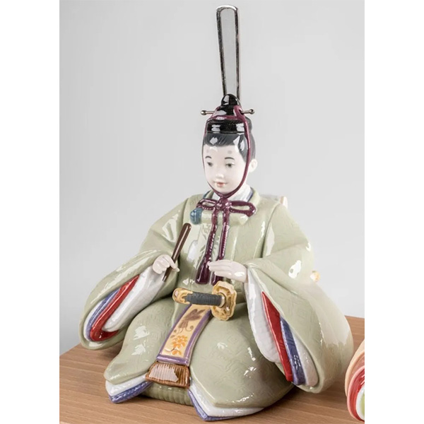 〈リヤドロ〉雛人形(若草)【ひな人形】【送料無料】